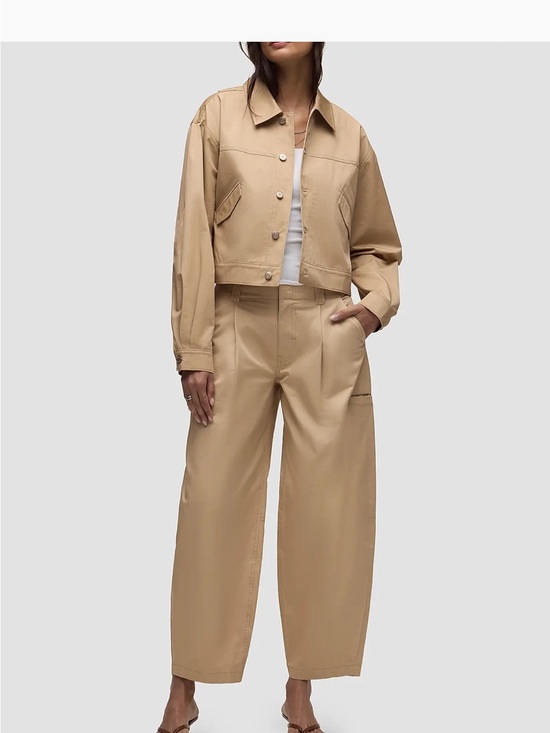 Hudson Jeans Pants - Hudson Jeans Gigi Swing Trucker Jacket NWT in Tan. Size small: Utility